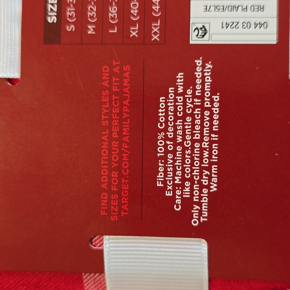 NEW! Men's Red Plaid Lightweight Flannel 2pc Pajama Set, Wondershop - Picture 4 of 5